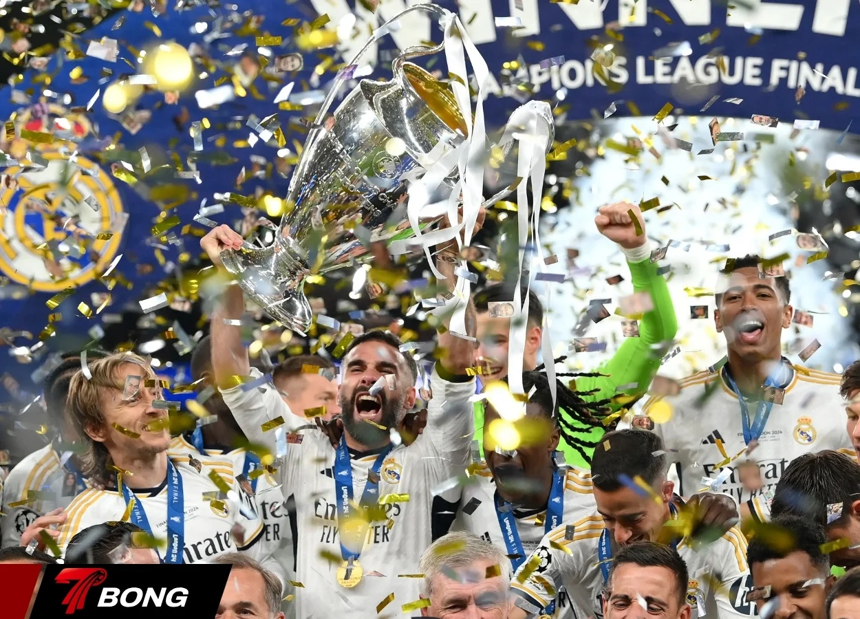 Carvajal giành 6 Champions League cùng đội bóng