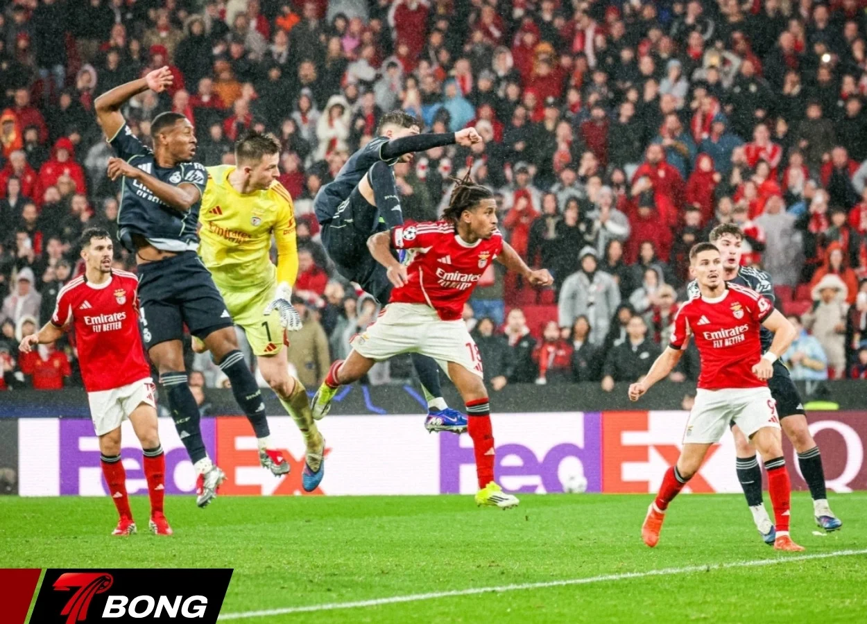 Benfica đánh bại Real Madrid tỷ số 4-2