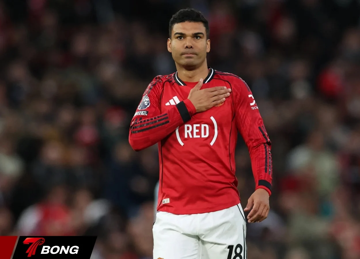 Casemiro ghi bàn mở tỷ số cho MU