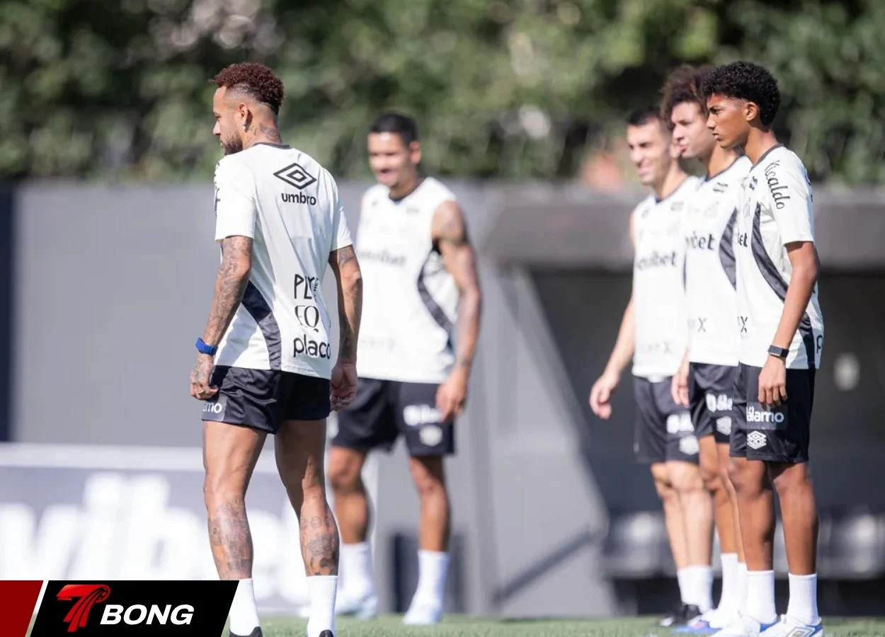 Santos điều tra vụ va chạm Neymar Robinho Jr