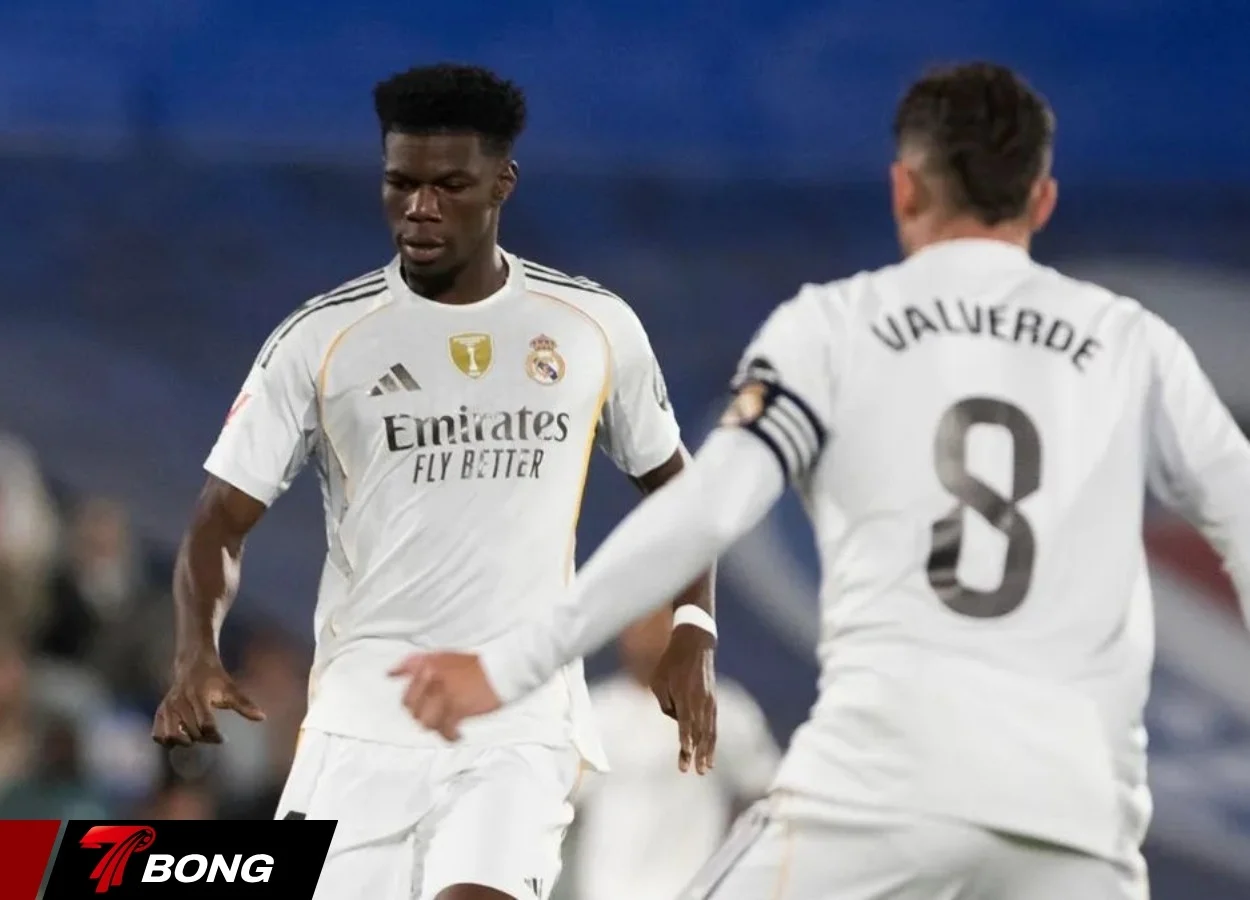 Tchouameni và Valverde xô xát trên sân tập