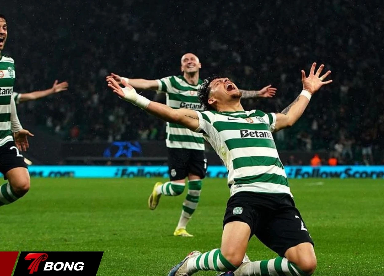 Chiến thắng hủy diệt này giúp Sporting CP hiên ngang bước vào vòng đấu dành cho 8 đội mạnh nhất