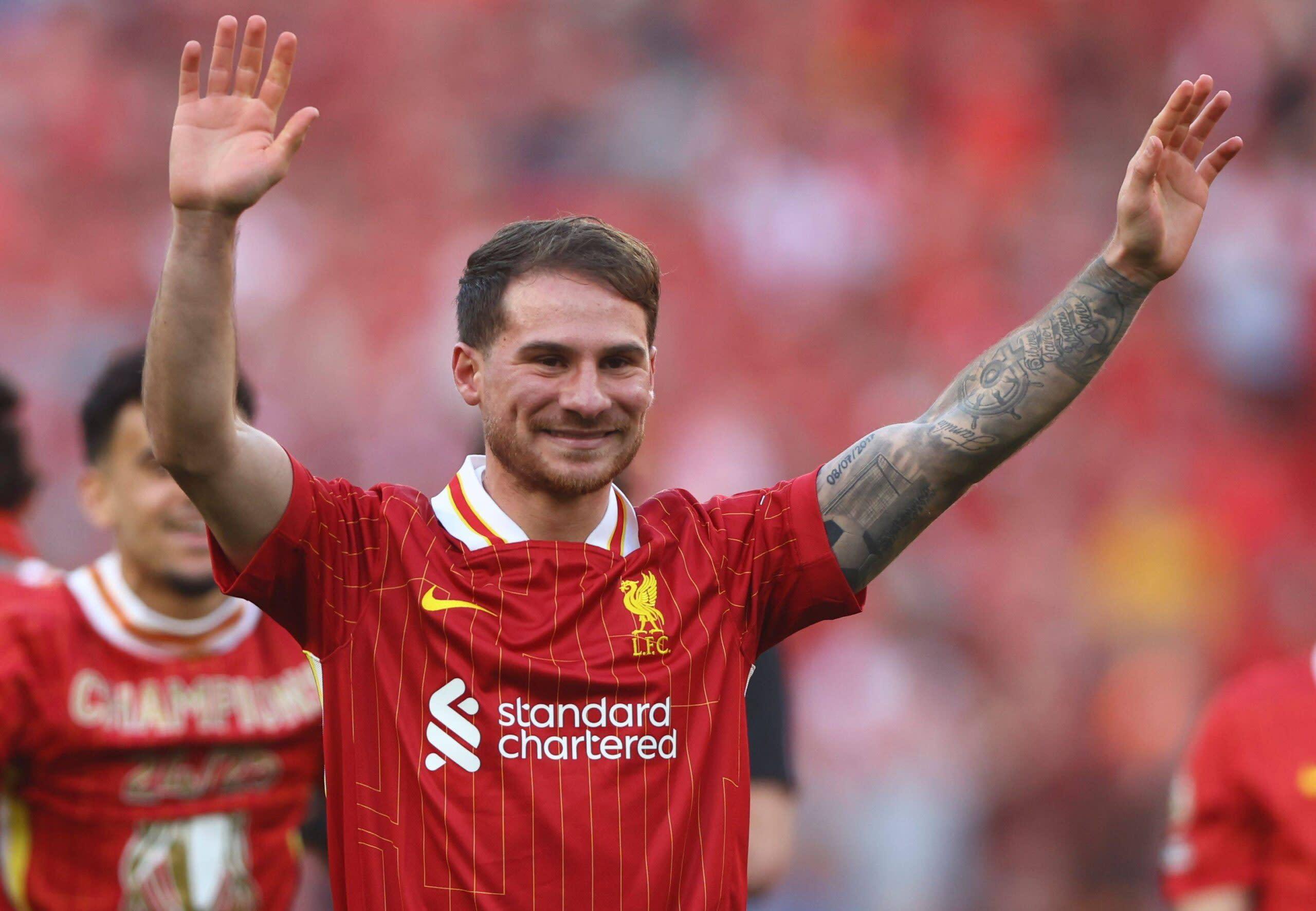 Mac Allister của Liverpool coi bàn thắng tại Ngoại hạng Anh là đỉnh cao sự nghiệp