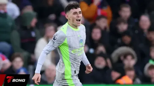 Manchester City 3-0 Crystal Palace: Phil Foden rực sáng với cú đúp kiến tạo